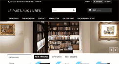 Desktop Screenshot of lepuitsauxlivres.com