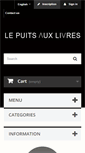 Mobile Screenshot of lepuitsauxlivres.com